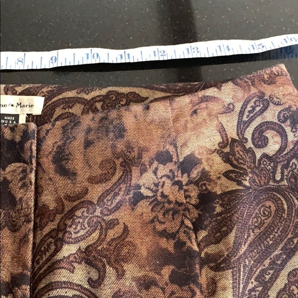 Beautiful Brown Floral Slacks - Picture 7 of 10